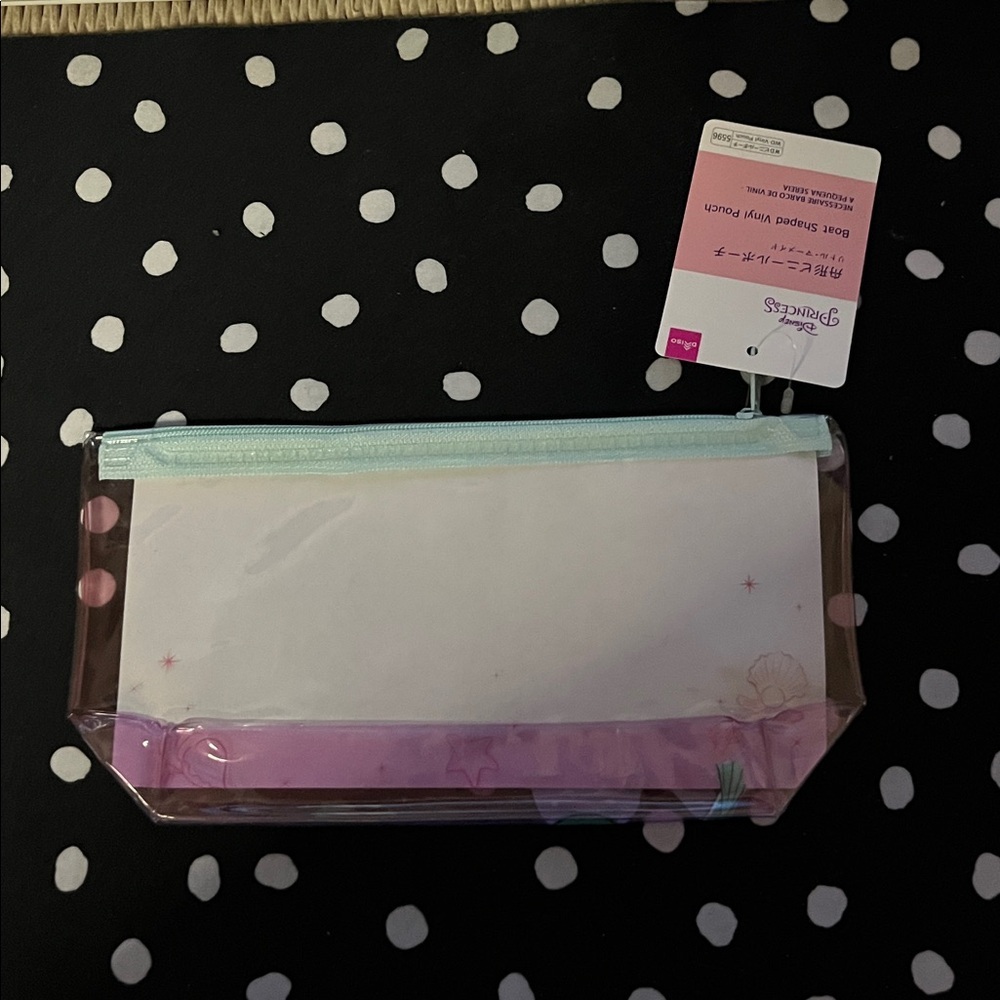Little Mermaid Ariel Vinyl Pouch - Picture 3 of 3